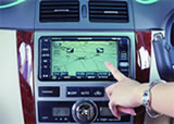 Touch panel for car navigation systems